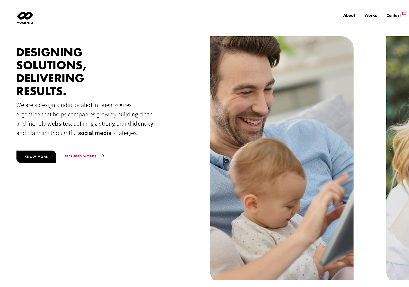 Additional Navigation with Horizontal Scrolling example