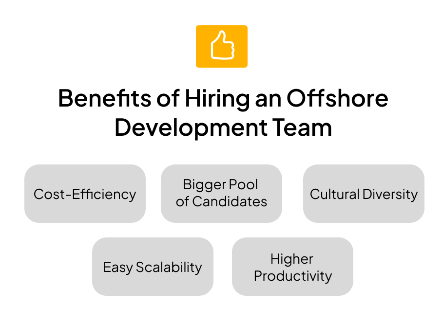 benefits of hiring an offshore development team